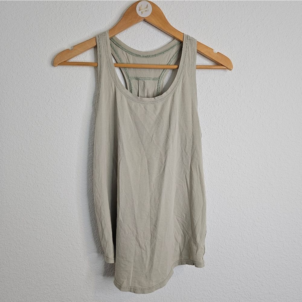 Lululemon racer back tank, size small, light sage green